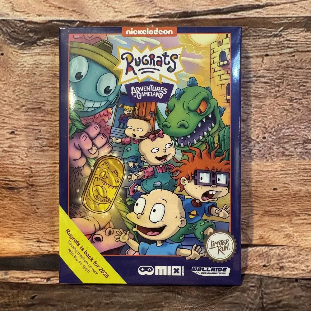 Rugrats Adventures in Gameland NES Limited Run Games LRG FIXED Ver 2.0 NEW